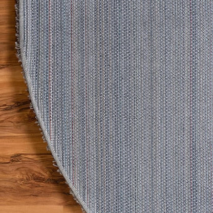 Unique Loom Solid Shag Collection Area Rug (3' 3" x 5' 3" Oval, Cloud Gray)