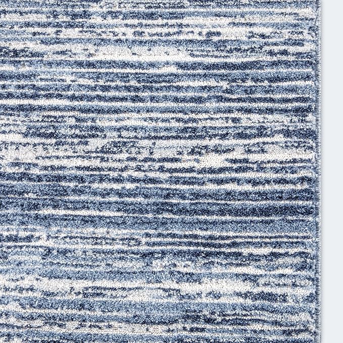 Well Woven Custom Size Hallway & Stair Runner- Harlow Delphi Taupe 31 Inches Wide x 70 Feet Long Runner (31" x 70') Runner Rug - Modern Stripes Pattern, Ultra-Soft, Easy-Clean