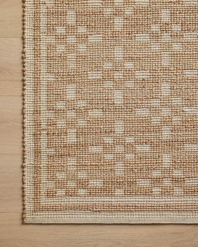 Loloi Chris Loves Julia Judy Collection JUD-07 Natural/Ivory 2'-6" x 7'-6" Runner Rug