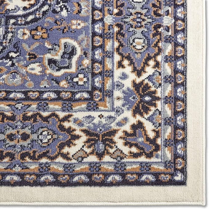 Home Dynamix Premium Sakarya Traditional Medallion Border Area Rug, Porcelain, 7'8"x10'7" Rectangle