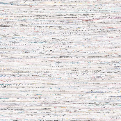SAFAVIEH Rag Rug Collection Runner Rug - 2'3" x 10', Ivory & Multi, Handmade Boho Stripe Cotton, Ideal for High Traffic Areas in Living Room, Bedroom (RAR121G)