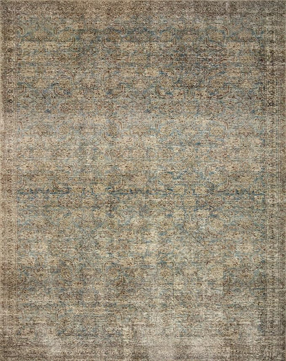 Loloi Amber Lewis Morgan Collection MOG-04 Sea/Sage 9'-6" x 13'-6" 38" Thick Area Rug feat. CloudPile, Neutral, Room Décor, Vintage Inspired, Livingroom, Bedroom, Dining Area