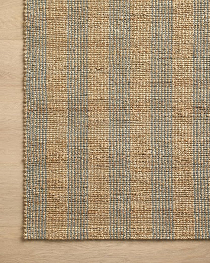 Loloi Chris Loves Julia Judy Collection JUD-04 Natural/Sky 9'-3" x 13' Area Rug