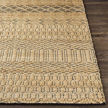 Mark&Day Area Rugs, 9x12 Greensburg Global Tan Area Rug, Beige Grey Carpet for Living Room, Bedroom or Kitchen (8'10" x 12')