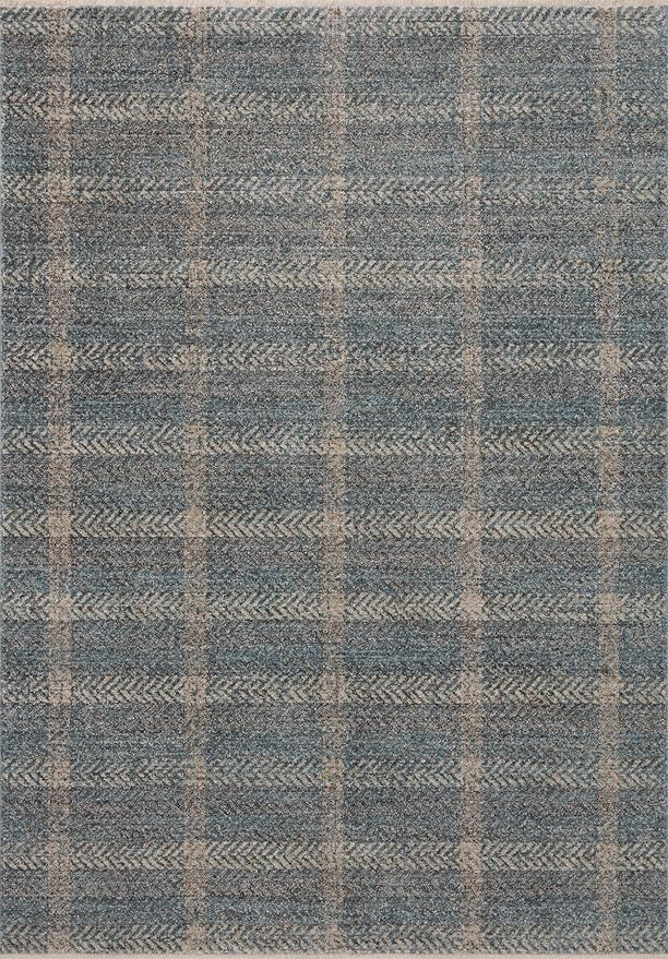 Loloi Angela Rose Ember Collection EMB-03 Blue/Beige 9'-6" x 13'-1" Area Rug