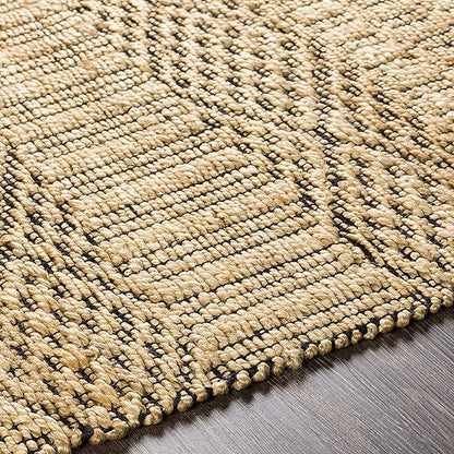 Mark&Day Area Rugs, 9x12 Greensburg Global Tan Area Rug, Beige Grey Carpet for Living Room, Bedroom or Kitchen (8'10" x 12')