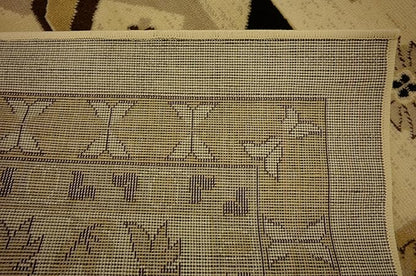 Unique Loom Taftan Collection Border Geometric Tribal Inspired Design Area Rug, 8 ft x 10 ft, Ivory/Tan