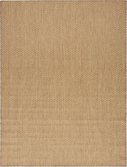 Nourison Home Courtyard Jute 9' x 12' Area Rug - Easy Clean, Non Shedding, Bed Room, Living Room, Dining Room, Kitchen (9' x 12')