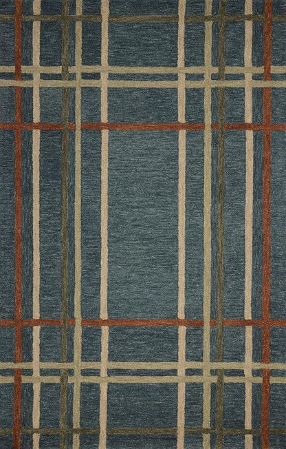 Loloi Magnolia Home by Joanna Gaines Waylon Collection WAY-01 Denim/Multi 9'-3" x 13' Area Rug