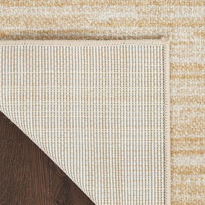 Nourison Home Nourison Essentials Ivory Gold 3' x 5' Area Rug - Easy Clean, Non Shedding, Bed Room, Living Room, Dining Room, Kitchen (3' x 5')