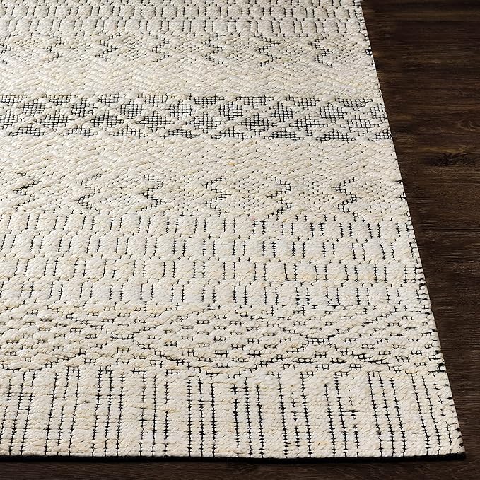 Mark&Day Area Rugs, 9x12 Greensburg Global Cream Area Rug, Cream Grey Carpet for Living Room, Bedroom or Kitchen (8'10" x 12')