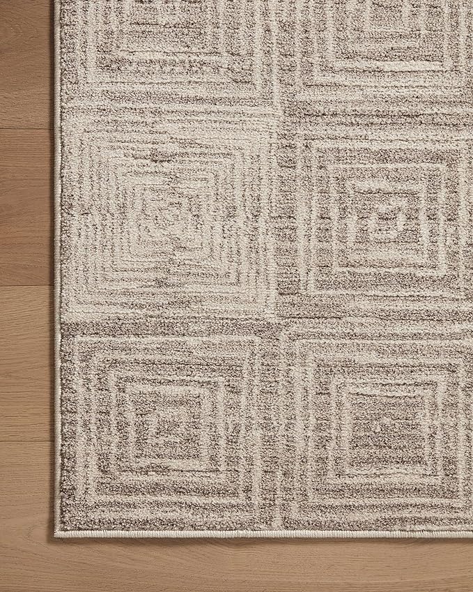 Loloi Darby Collection DAR-05 Beige/Grey 2'-7" x 4' Accent Rug