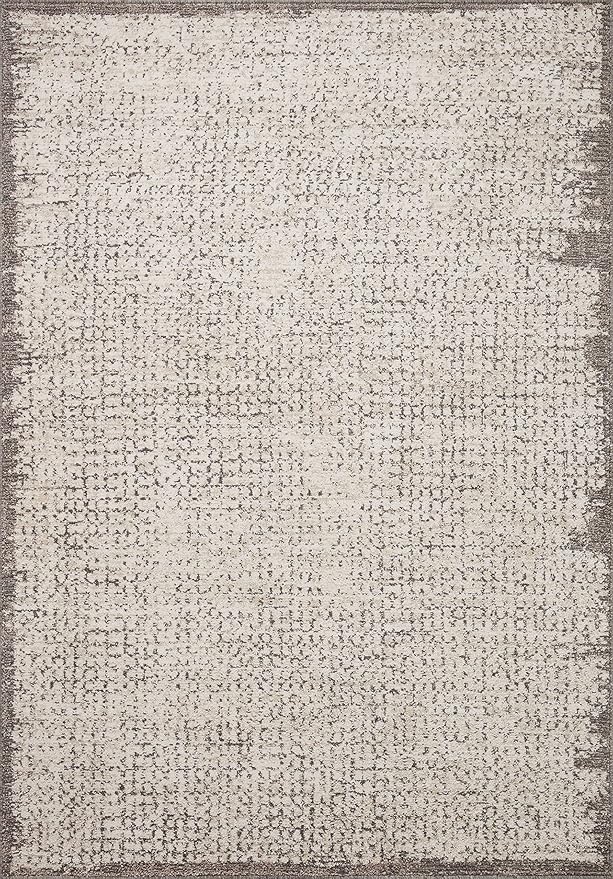 Loloi Darby Collection DAR-04 Ivory/Stone 2'-7" x 8'-0" Runner Rug