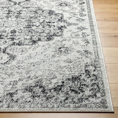Livabliss Odelia Vintage Bohemian Runner Area Rug,2'7" x 7'3",Black