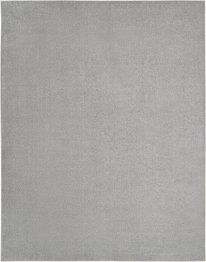 Nourison Home Nourison Essentials Silver Grey 12' x 15' Area Rug - Easy Clean, Non Shedding, Bed Room, Living Room, Dining Room, Kitchen (12' x 15')