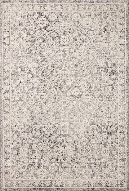 Loloi Magnolia Home by Joanna Gaines Gigi Collection GIG-01 Grey/Ivory 4'-0" x 6'-0" Accent Rug