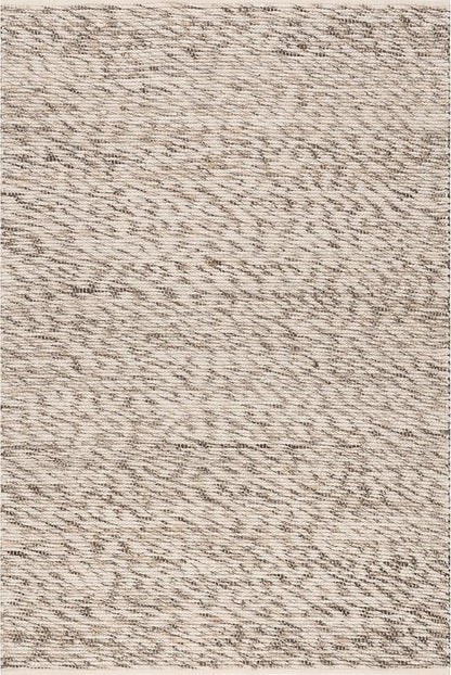 Rugs USA Marilyn Charcoal/Ivory, 6' x 9', Hand Woven, Marled, Wool, Soft and Cozy, High Traffic, Stain Resistant, Easy Clean, Durable Area Rug for Bedroom, Living Room, Dining, Den, Foyer