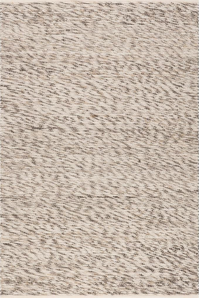 Rugs USA Marilyn Charcoal/Ivory, 2'6" x 8', Hand Woven, Marled, Wool, Soft and Cozy, High Traffic, Stain Resistant, Easy Clean, Durable Runner for Bedroom, Living Room, Dining, Den, Foyer