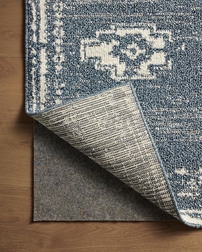 Loloi Magnolia Home by Joanna Gaines Gigi Collection GIG-03 Denim/Ivory 4'-0" x 6'-0" Accent Rug