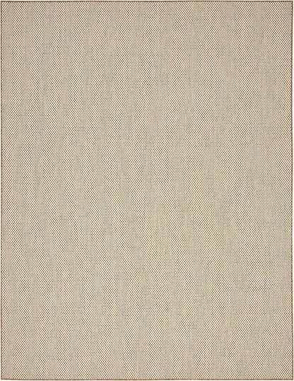 Nourison Home Courtyard Jute Ivory 8' x 10' Area Rug - Easy Clean, Non Shedding, Bed Room, Living Room, Dining Room, Kitchen (8' x 10')
