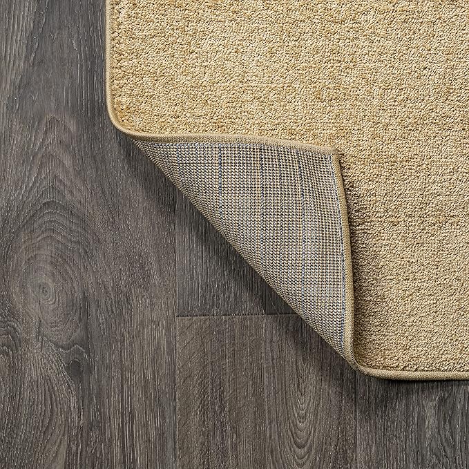 JONATHAN Y Haze Solid Low-Pile Mustard Indoor Area Rug 10x14, Coastal,Bohemian,Minimalist,Classic, Easy-Cleaning for Living Room,Bedroom,Kitchen,Pet Friendly,Non-Shedding (SEU100B-14)