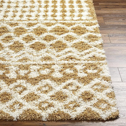 Livabliss Hapsburg Moroccan Shag Area Rug,7'10" x 10'3",Camel