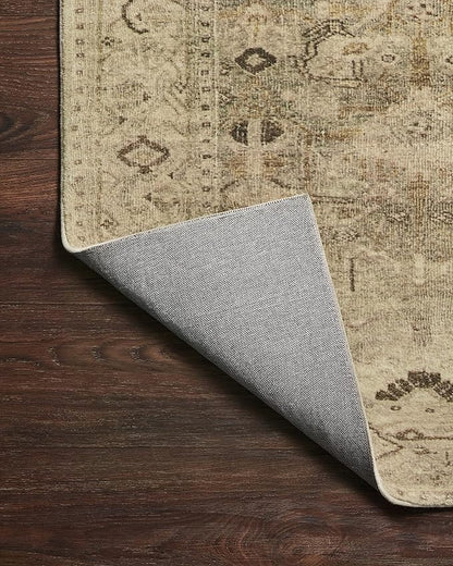 Loloi Margot Collection MAT-04 Antique/Sage 2'-6" x 7'-6" Runner Rug feat. CloudPile, No-Shed Easy Clean Large Patterned Area Rug for Living Room, Bedroom, Dining Area