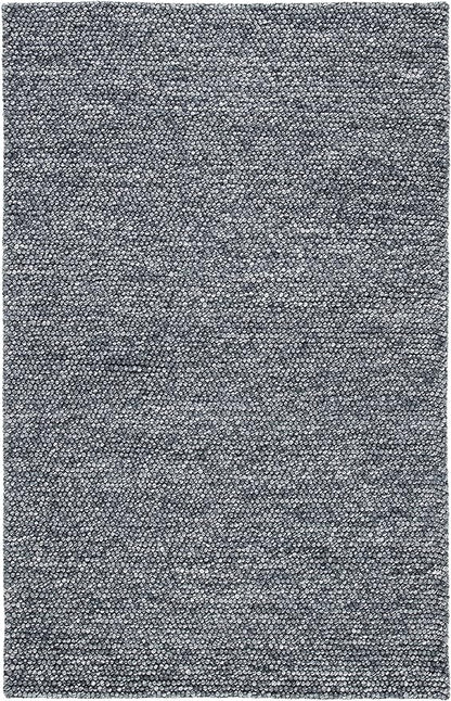 SAFAVIEH Area Rug 5x8 - Natura Collection - Dark Grey, Handmade Wool Blend, Textured Design, Ideal for Living Room, Bedroom, Dining Space (NAT620H)