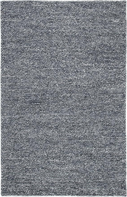 SAFAVIEH Area Rug 4x6 - Natura Collection - Dark Grey, Handmade Wool Blend, Textured Design, Ideal for Living Room, Bedroom, Dining Space (NAT620H)