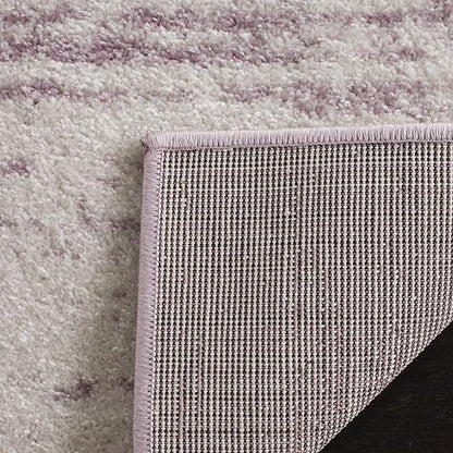 SAFAVIEH Adirondack Collection Runner Rug - 2'6" x 14', Cream & Purple, Modern Ombre Design, Non Shedding & Easy to Clean, Ideal for Hallway, Foyer, Kitchen, Entryway, Bedroom (ADR113L)