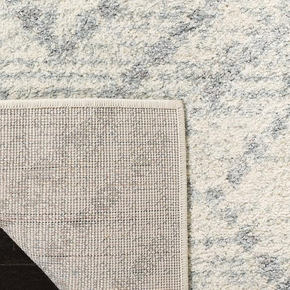 SAFAVIEH Adirondack Collection Accent Rug - 3' x 5', Ivory & Light Blue, Modern Distressed Design, Non-Shedding & Easy Care, Ideal for High Traffic Areas in Entryway, Living Room, Bedroom (ADR131T)