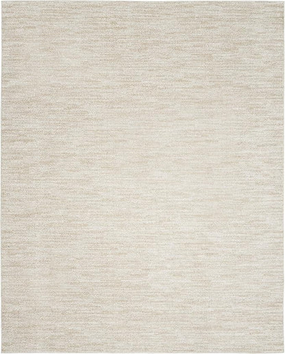 Nourison Home Nourison Essentials Ivory Beige 12' x 15' Area Rug - Easy Clean, Non Shedding, Bed Room, Living Room, Dining Room, Kitchen (12' x 15')