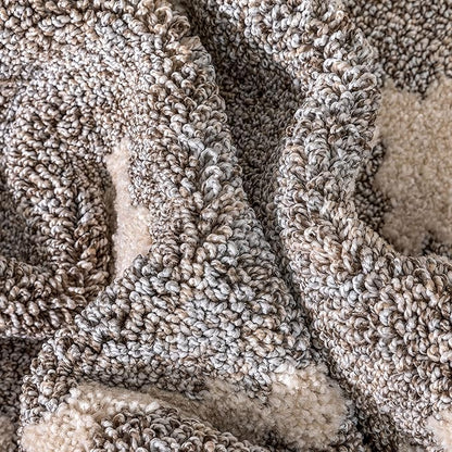 Well Woven Custom Size Hallway Stair Runner - Choose Your Length - Ainsley Ivory Diamond Trellis Geometric Tribal - 31 Inches Wide x 13 Feet Long Runner (31" x 13' Runner) Rug