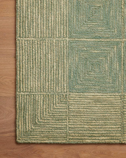 Loloi Chris Loves Julia Francis Collection FRA-02 Green/Natural 2'-3" x 3'-9" Accent Rug