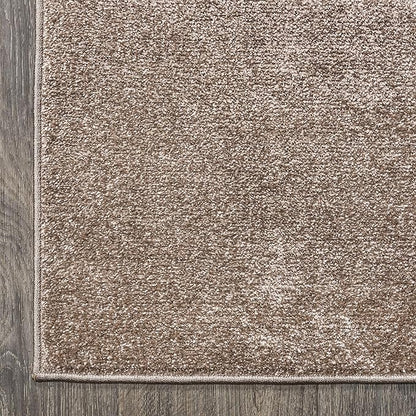 JONATHAN Y Haze Solid Low-Pile Brown Indoor Area Rug 8x10, Coastal,Bohemian,Minimalist,Classic, Easy-Cleaning for Living Room,Bedroom,Kitchen,Pet Friendly,Non-Shedding (SEU100J-8)