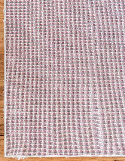 Unique Loom Davos Shag Collection Area Rug - Solid (3' 3" Square, White/ Ivory)