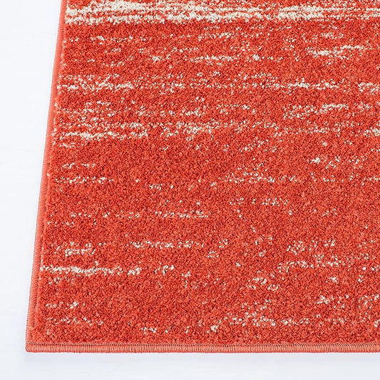 SAFAVIEH Adirondack Collection Runner Rug - 2'6" x 8', Orange & Grey, Modern Ombre Design, Non Shedding & Easy to Clean, Ideal for Hallway, Foyer, Kitchen, Entryway, Bedroom (ADR113P)