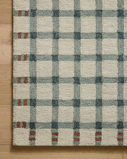 Loloi Magnolia Home by Joanna Gaines Waylon Collection WAY-02 Spa/Brick 2'-6" x 9'-9" Runner Rug