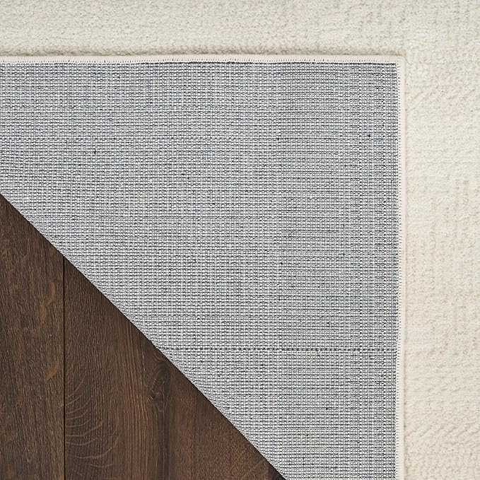 Nourison Home Nordic Ivory 4' x 6' Area Rug - Easy Clean, Non Shedding, Bed Room, Living Room, Dining Room, Kitchen (4' x 6')
