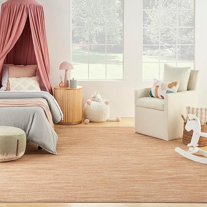 Nourison Home Nourison Essentials Rust 7' x 10' Area Rug - Easy Clean, Non Shedding, Bed Room, Living Room, Dining Room, Kitchen (7' x 10')