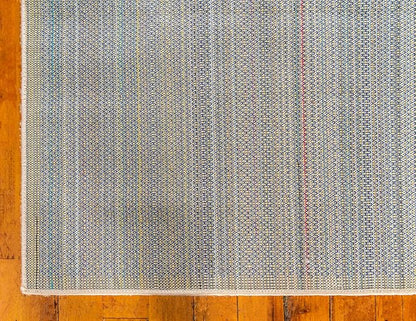 Unique Loom Solo Collection Area Rug - Calabasas (7' 10" x 10' Rectangle, Yellow)