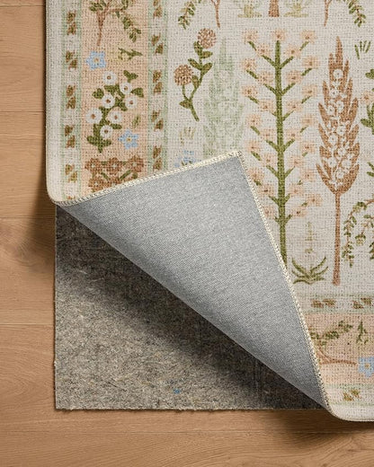 Loloi Rifle Paper Co. Canopy Collection CNP-01 Cream 5'-0" x 7'-6" Area Rug
