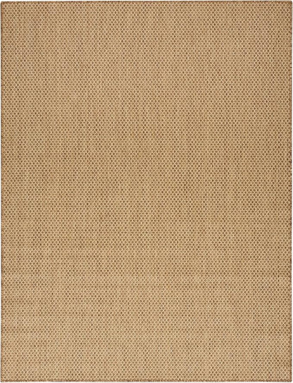 Nourison Home Courtyard Jute 8' x 10' Area Rug - Easy Clean, Non Shedding, Bed Room, Living Room, Dining Room, Kitchen (8' x 10')