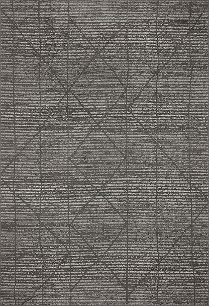 Loloi Kamala Collection KAM-06 Charcoal/Ivory 2'-7" x 12'-0" Runner Rug