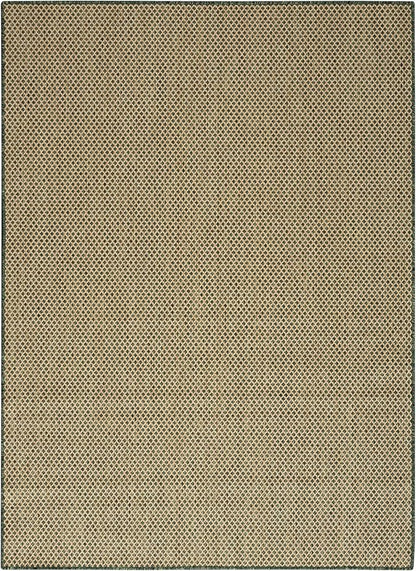 Nourison Home Courtyard Green 6' x 9' Area Rug - Easy Clean, Non Shedding, Bed Room, Living Room, Dining Room, Kitchen (6' x 9')