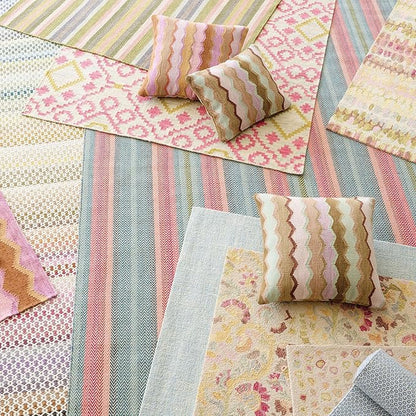Dash and Albert Crosshatch Wool Area Rug - 2.5' x 8' Runner Sky Blue Solid Hand Micro Hooked Accent Rug - Durable, High Traffic Areas Bedroom, Hallway, Stairs