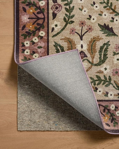 Loloi Rifle Paper Co. Canopy Collection CNP-03 Aubergine 5'-0" x 7'-6" Area Rug