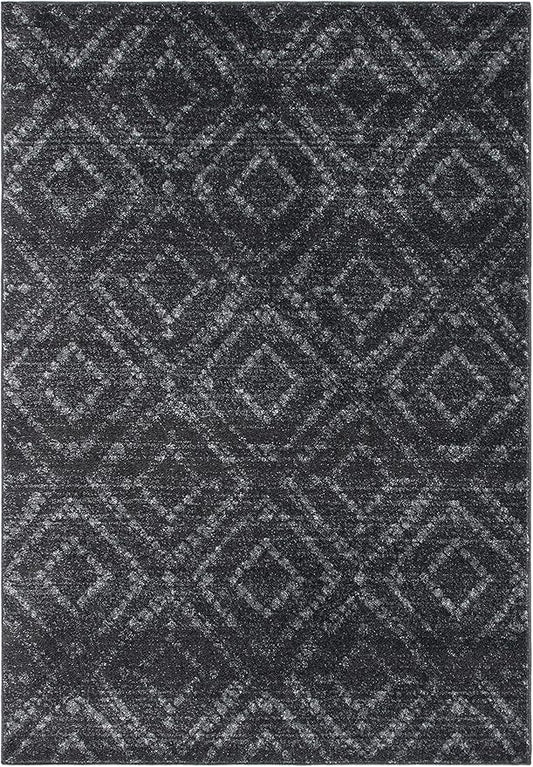 SAFAVIEH Adirondack Collection Accent Rug - 2'6" x 4', Dark Grey & Grey, Modern Distressed Design, Non-Shedding & Easy Care, Ideal for High Traffic Areas in Entryway, Living Room, Bedroom (ADR131F)