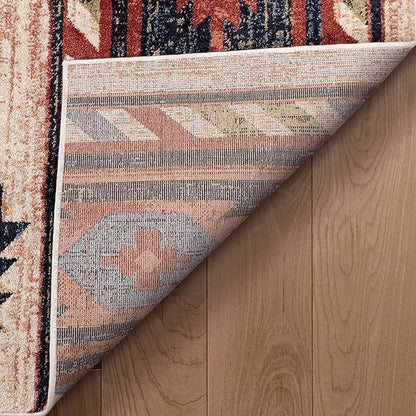 Well Woven Tulsa Lea Cream Traditional Southwestern Tribal 3x5 (3'11" x 5'3") Area Rug