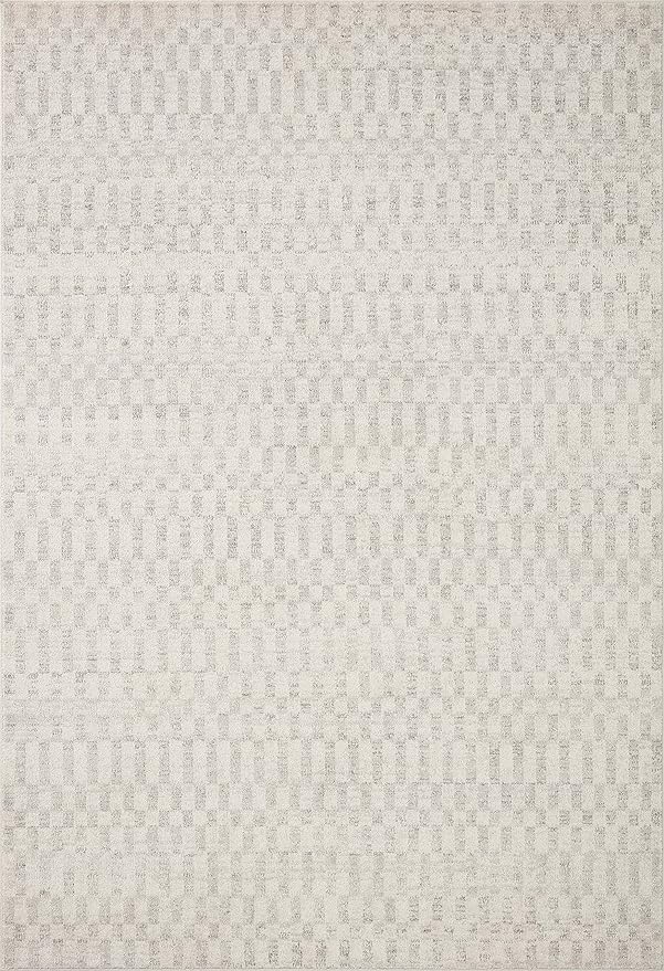 Loloi Kamala Collection KAM-05 Ivory/Grey 5'-3" x 7'-9" Area Rug